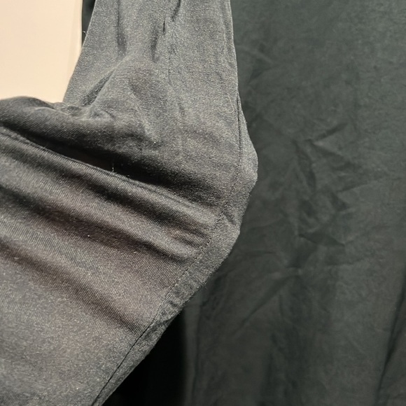 French Connection Classic. Long sleeve blouse. Sheer sleeves. Size large. - Picture 2 of 3